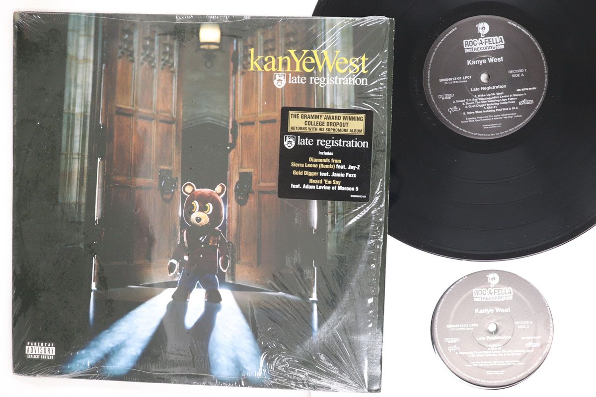 2discs LP Kanye West Late Registration B000481301 ROC A FELLA 