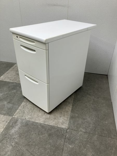 【中古品】オカムラ SD-Vシリーズ 3段脇机 DS33VI ML76 ホワイト
