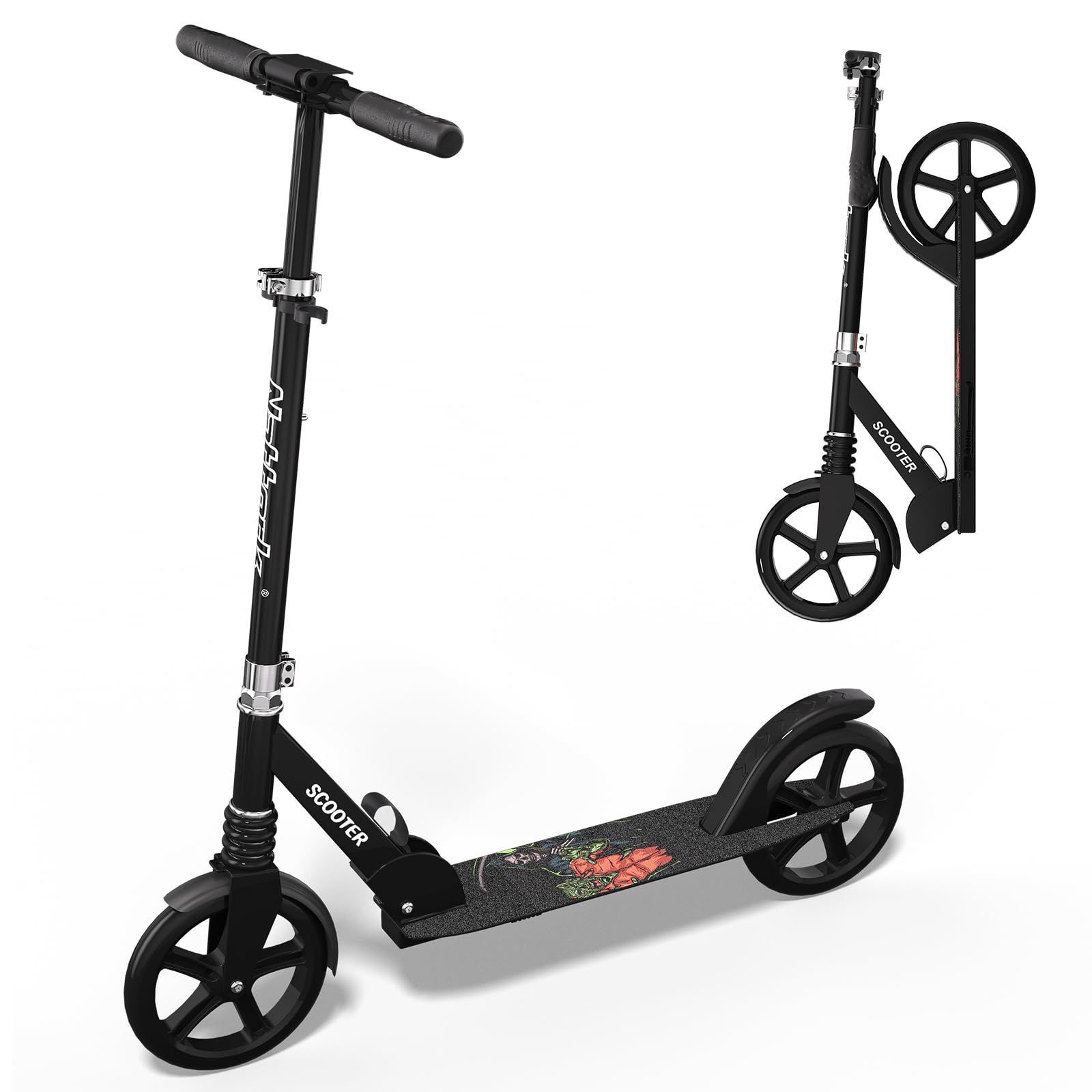 特価商品】Nattork キックボード キックスクーター 折りたたみ式 子供 