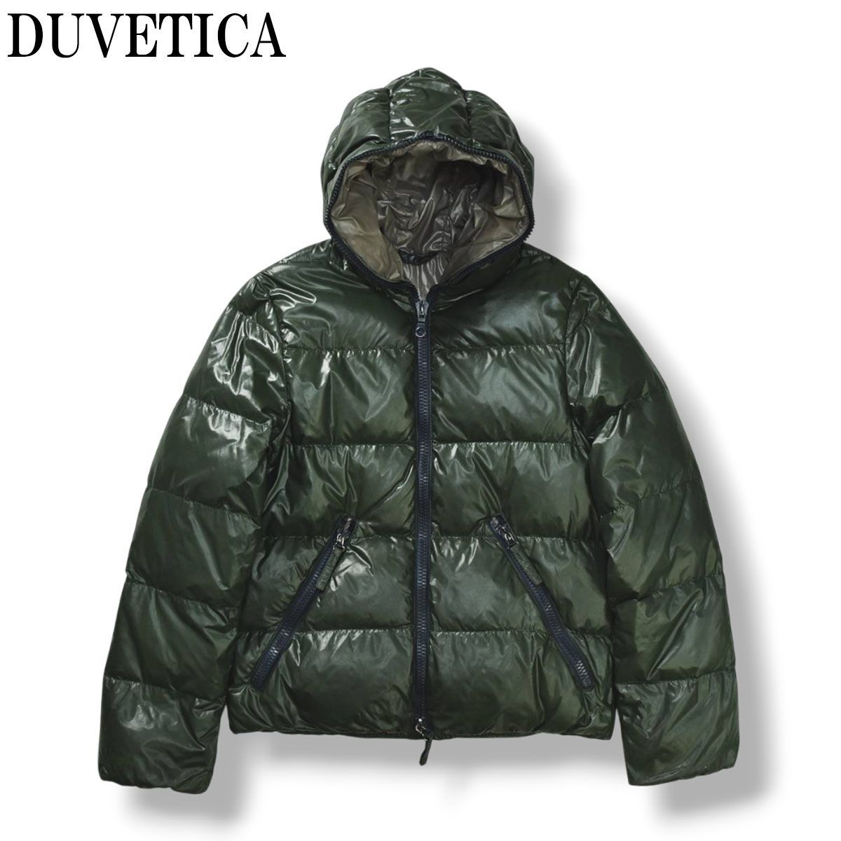 【定番】 デュベティカ DUVETICA ディオニシオ DIONISIO ダウンジャケット パーカー フーディー アウター ブルガリア製 44 ダークグリーン メンズ