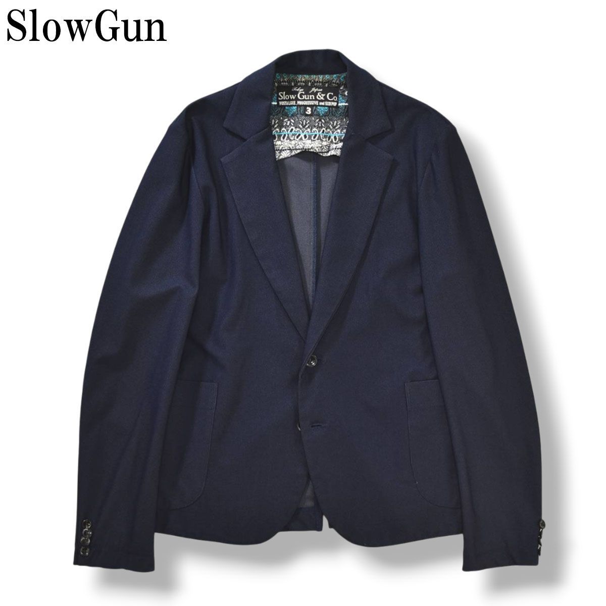 スロウガン SlowGun シングル 2B テーラードジャケット アンコン