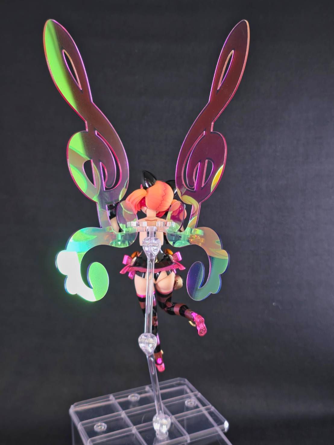 メガミデバイス PUNI☆MOFU 黒マオ カスタム 塗装完成品 MEGAMI DEVICE