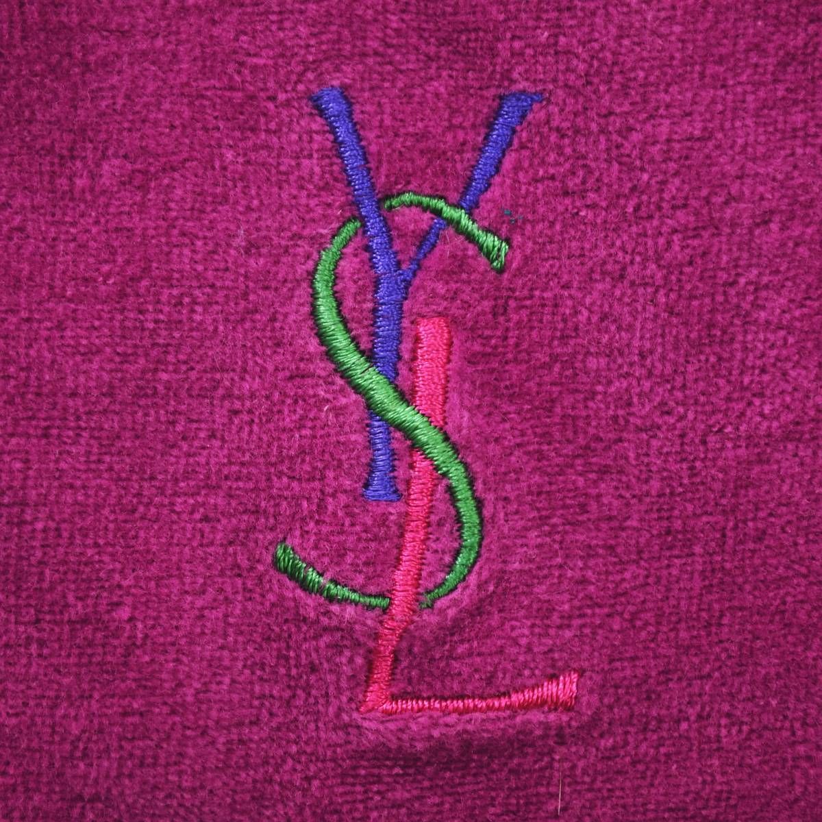 80s90sヴィンテージ イヴサンローラン YVES SAINT LAURENT YSL 刺繍