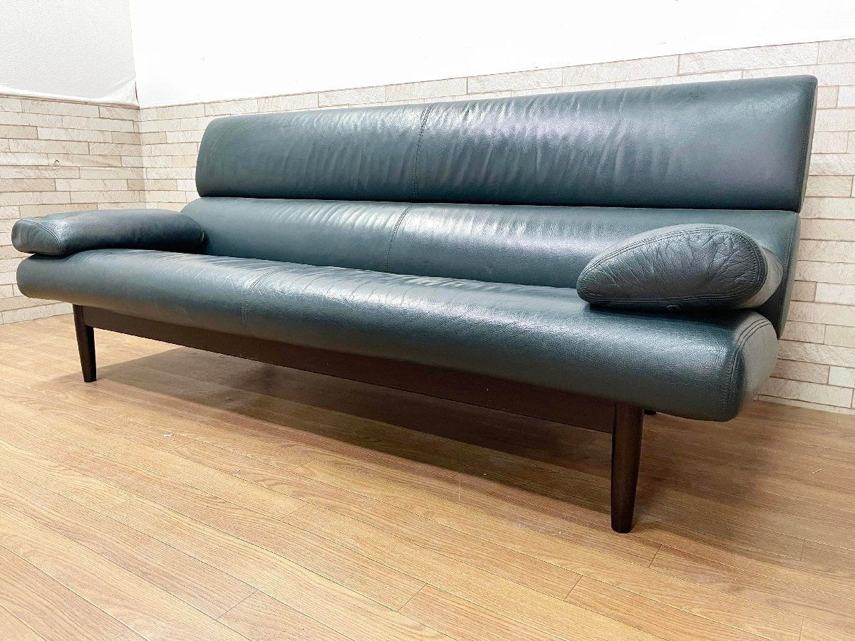 □カンディハウス CONDE HOUSE エクリプス 3Pソファ トリプル 本革