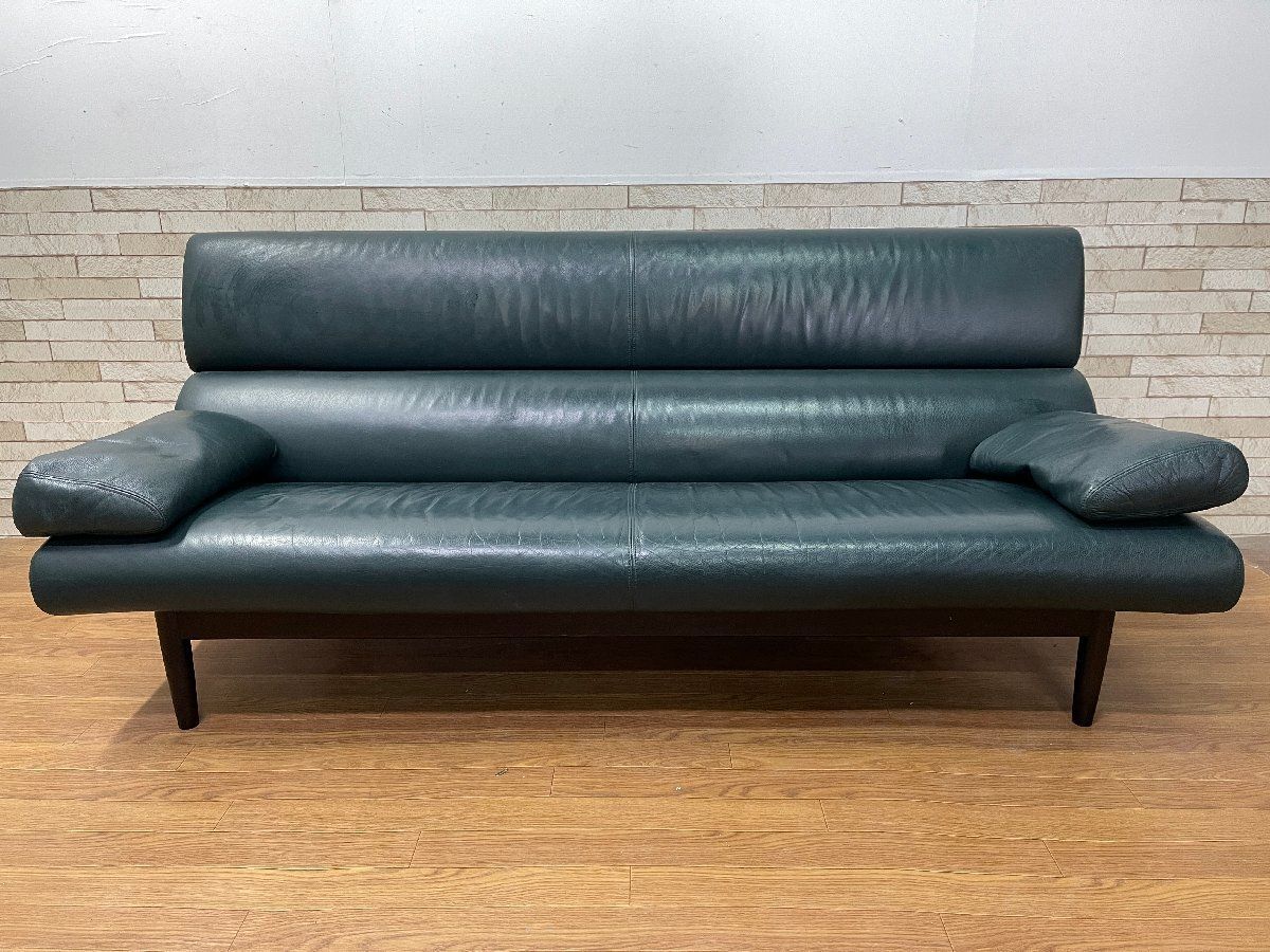 □カンディハウス CONDE HOUSE エクリプス 3Pソファ トリプル 本革