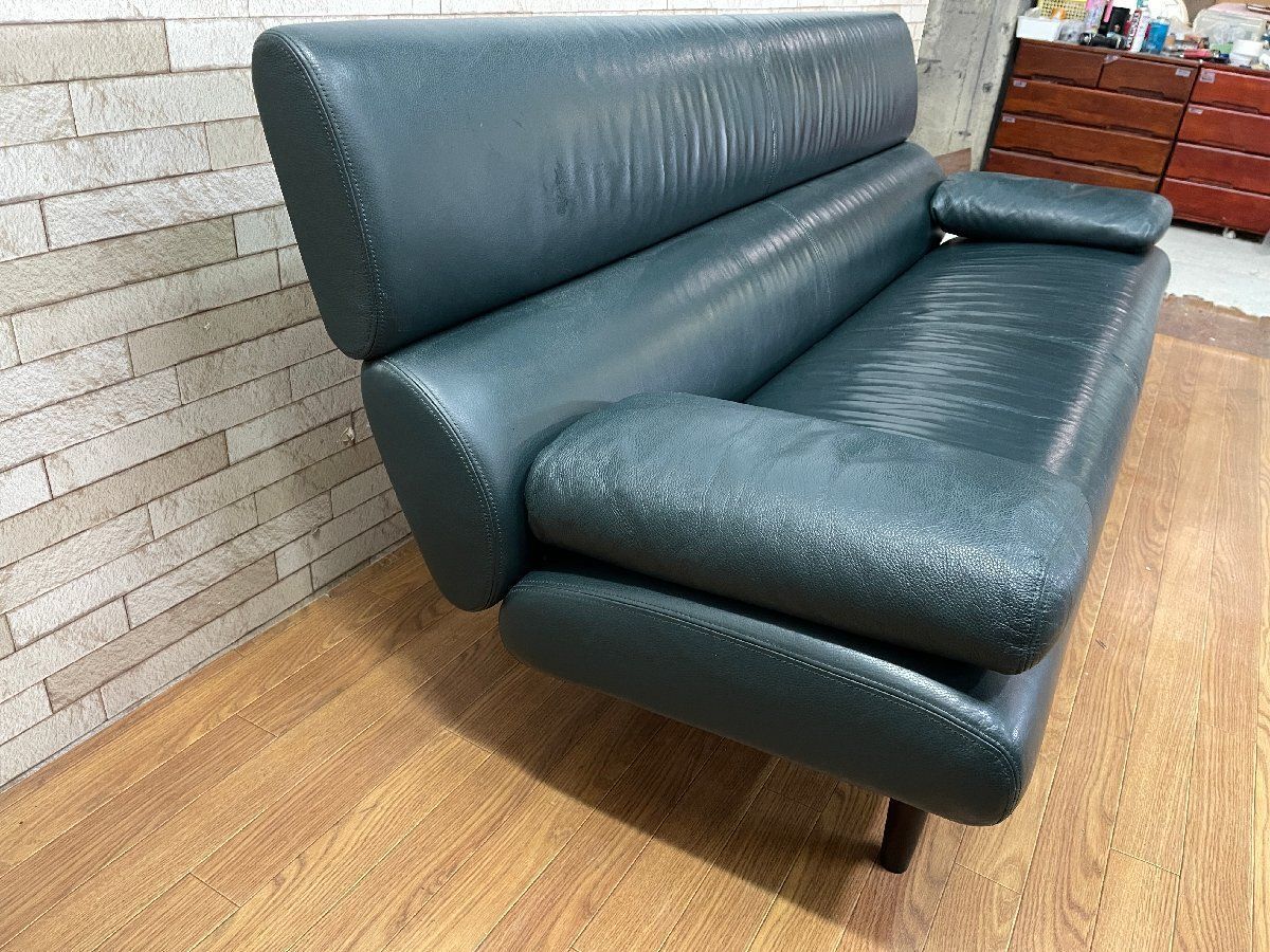 □カンディハウス CONDE HOUSE エクリプス 3Pソファ トリプル 本革