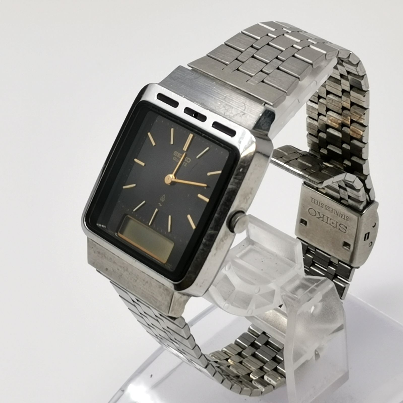 SEIKO デジタル アナログ H249-505A 063250 動作未確認 中古品 管理番号KKVNMKO481