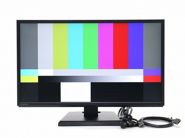 【並品】IO DATA LCD-AH241EDB-B 23.8インチ非光沢ADSパネル 1920x1080ドット HDMI/アナログRGB入力 中古