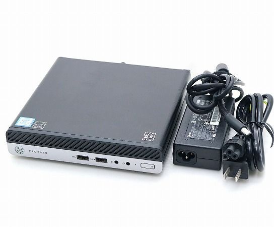 hp ProDesk 400 G4 DM Core i5-8500T 2.1GHz 8GB 256GB(新品SSD) DisplayPort/アナログRGB出力 Windows11 Pro 64bit 中古