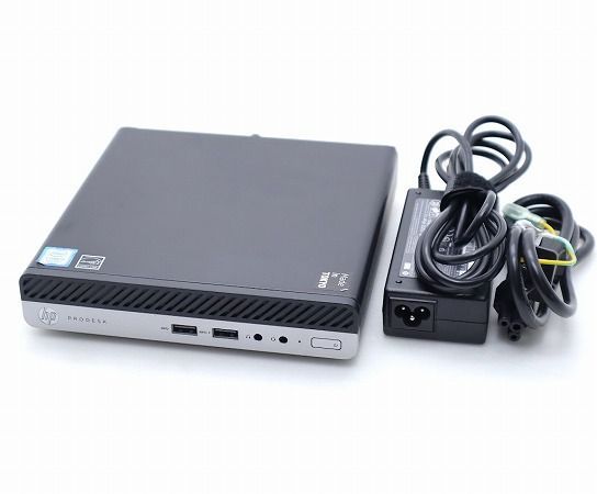 hp ProDesk 400 G4 DM Core i5-8500T 2.1GHz 8GB 256GB(新品SSD) DisplayPort x2/アナログRGB出力 Windows11 Pro 64bit 中古