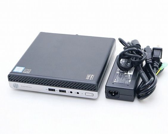 hp ProDesk 400 G4 DM Core i5-8500T 2.1GHz 8GB 256GB(新品SSD) DisplayPort/アナログRGB出力 Windows11 Pro 64bit 小難 中古