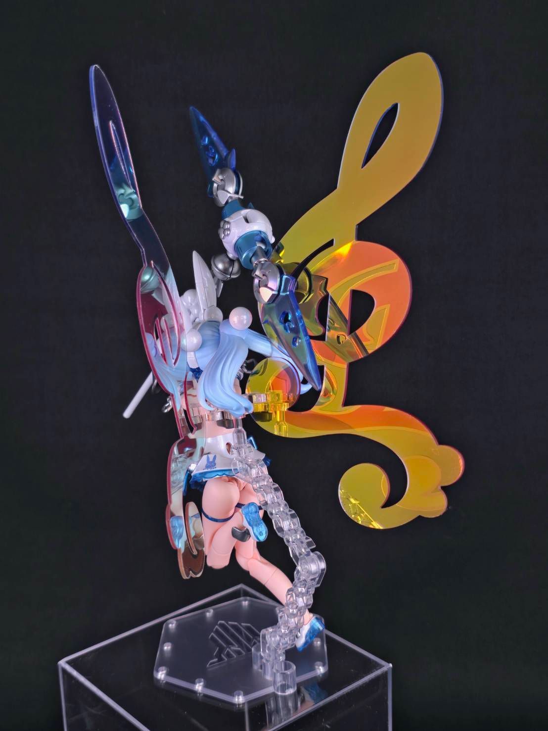 メガミデバイス PUNI☆MOFU 雪トゥ カスタム 塗装完成品 MEGAMI DEVICE