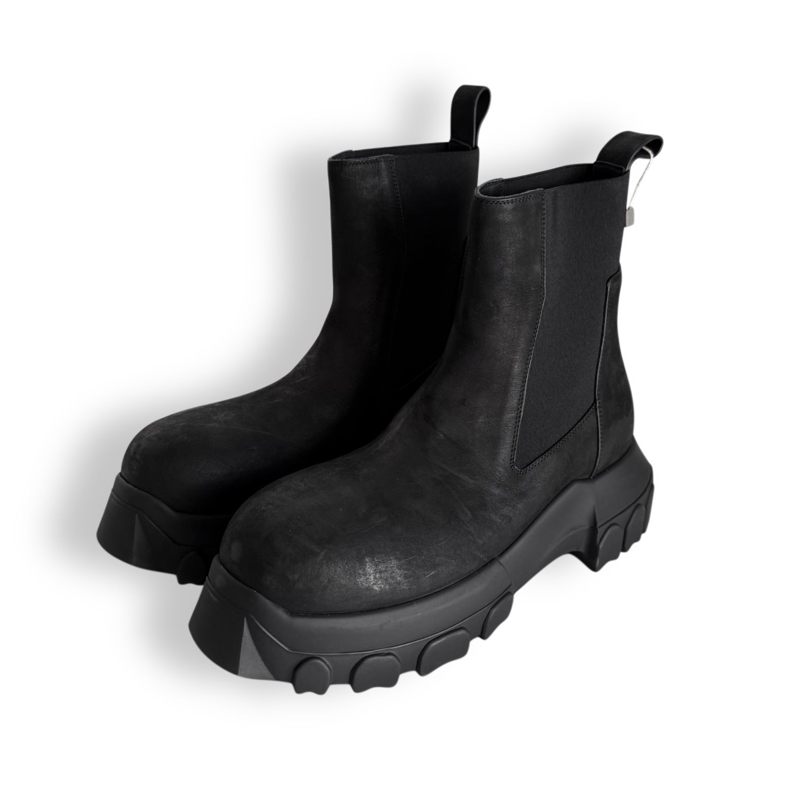 【新品】Rick Owens リックオウエンス BEATLE BOZO TRACTOR　レザーブーツ　ブラック　４１　ユニセックス