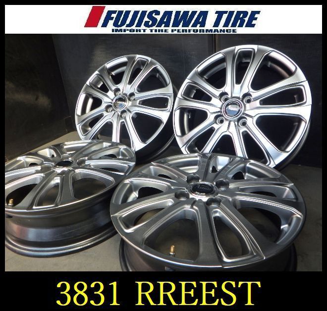 【3831】B送料無料▲ARREEST▲15x4.5J 4穴 100 +45▲4本 26102937