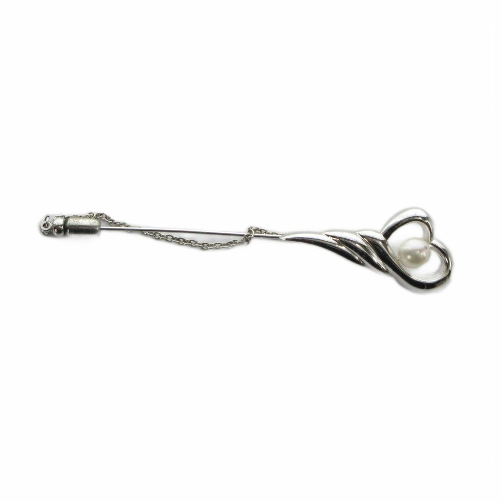 タサキ 田崎 TASAKI ピンブローチ アクセサリー 真珠 パール Silver925