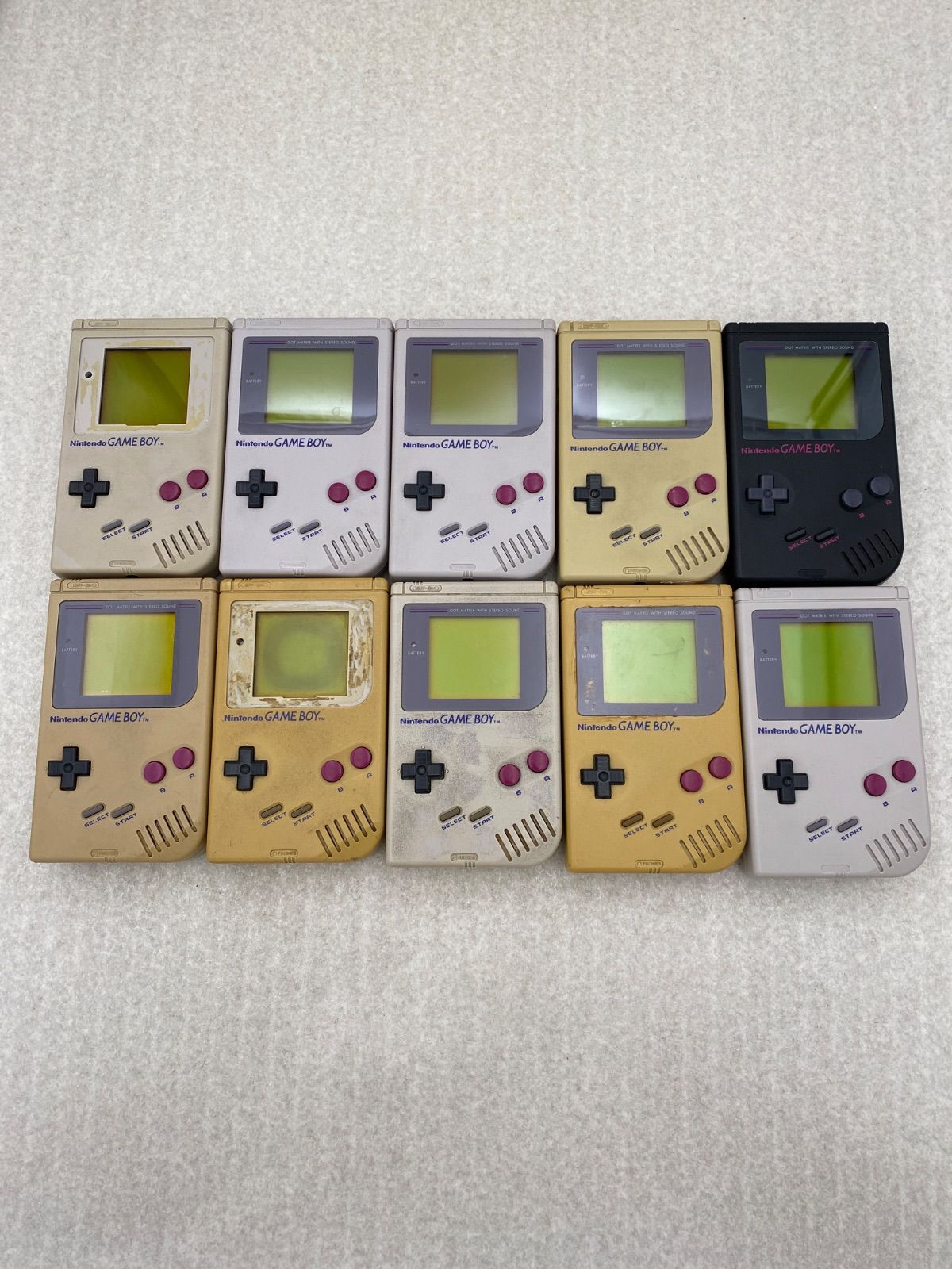 Nintendo 初代ゲームボーイ本体　ジャンク品　１０点