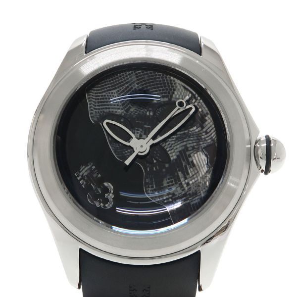 コルム バブル47 スカル　2016年限定 47mm 082.310.20 メンズ 腕時計【Aランク】【中古】
