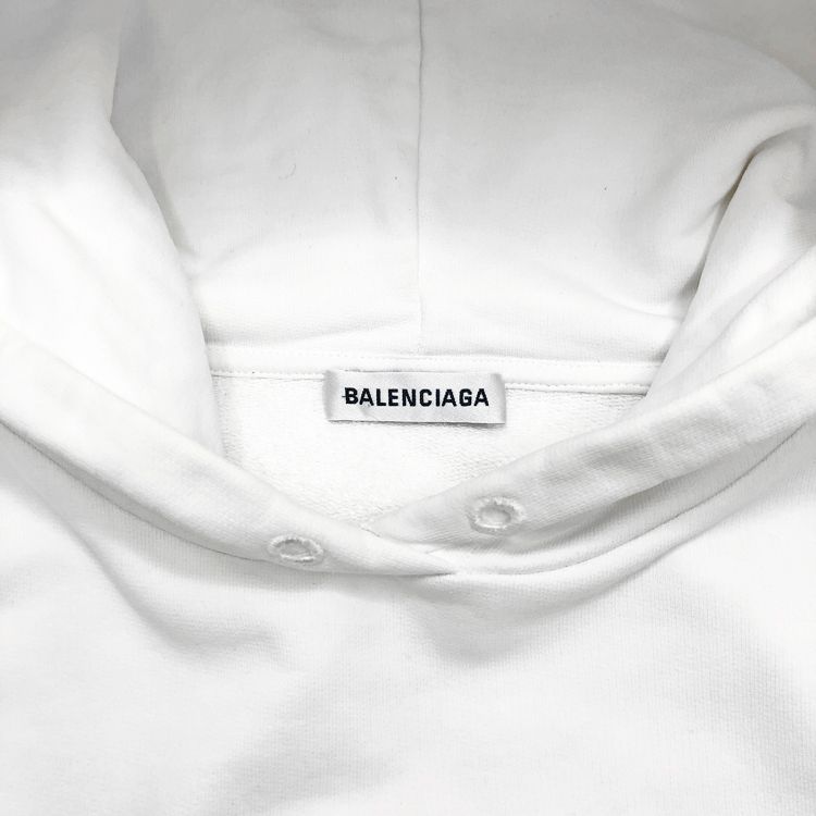 BALENCIAGA バレンシアガ 18AW バックロゴ プリント プルオーバー BALENCIAGA バレンシアガ 18AW バックロゴ プリント プルオーバー