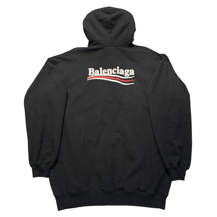 BALENCIAGA バレンシアガ キャンペーン ロゴ プルオーバーパーカー