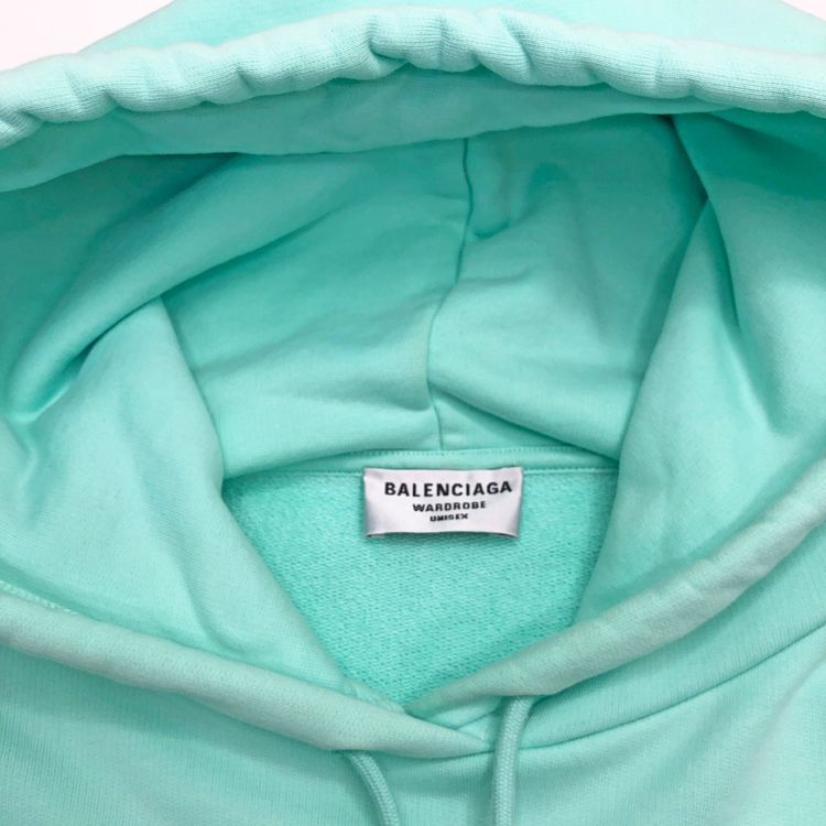 バレンシアガ 22AW 578135  TNVH! ロゴ刺繍ミディアムフィットプルオーバーパーカー レディース XS BALENCIAGA - バレンシアガ 22AW 578135 TNVH! ロゴ刺繍ミディアム