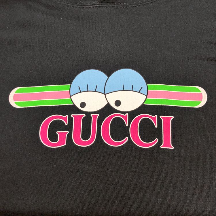 GUCCI グッチ 24AW コミックアイ プリント プルオーバーパーカー