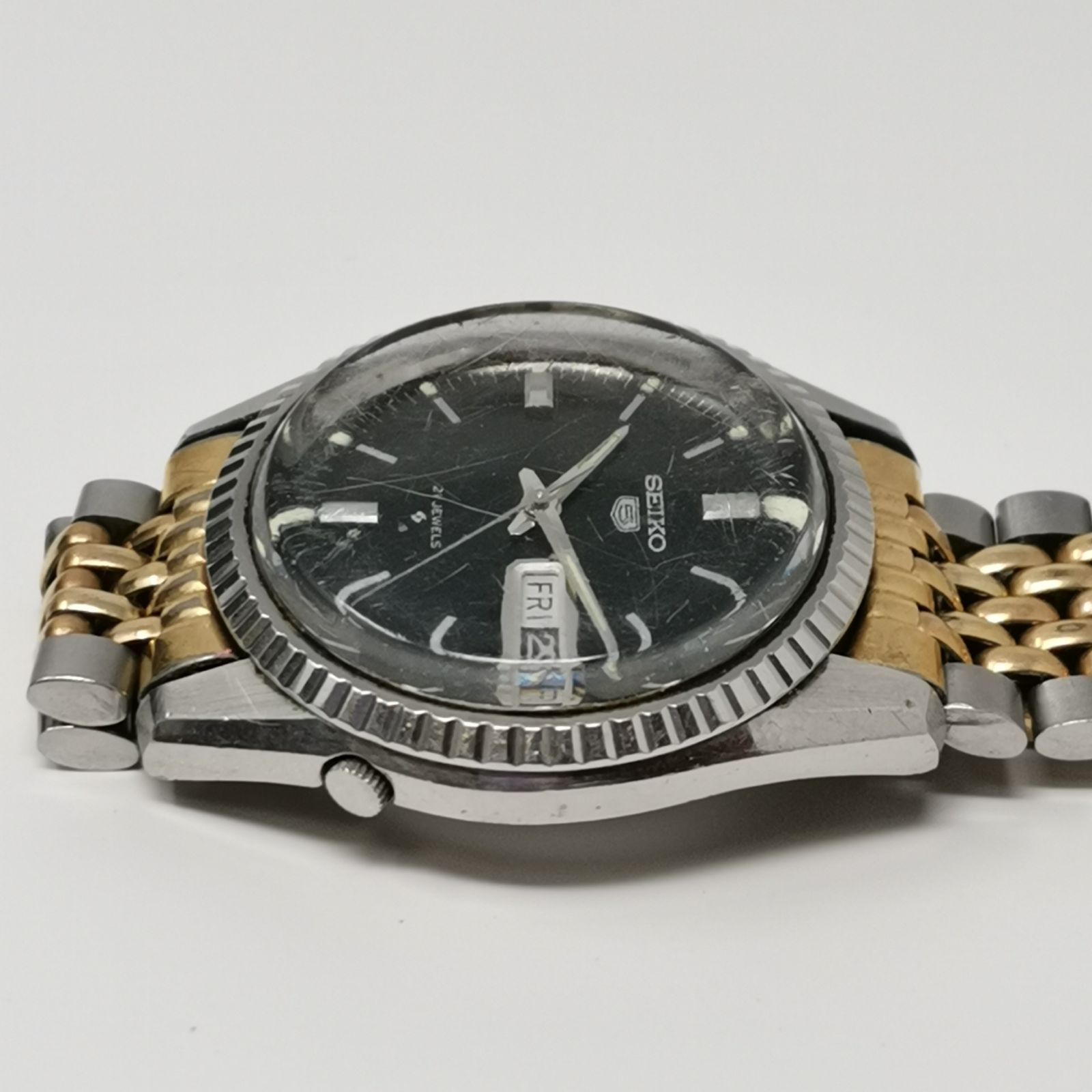 セイコー5 ファイブ オートマチック 6119-8030 SEIKO 5 デイデイト 21 