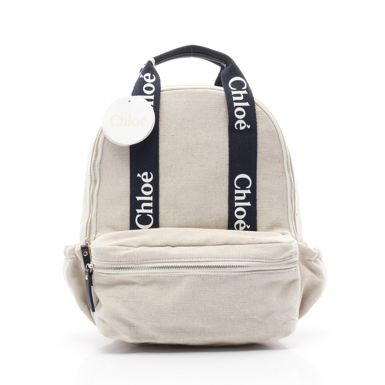クロエ Chloe リュックサック バックパック キッズ C20423Z40 ベージュ キャンバス バックパック レディース 新品