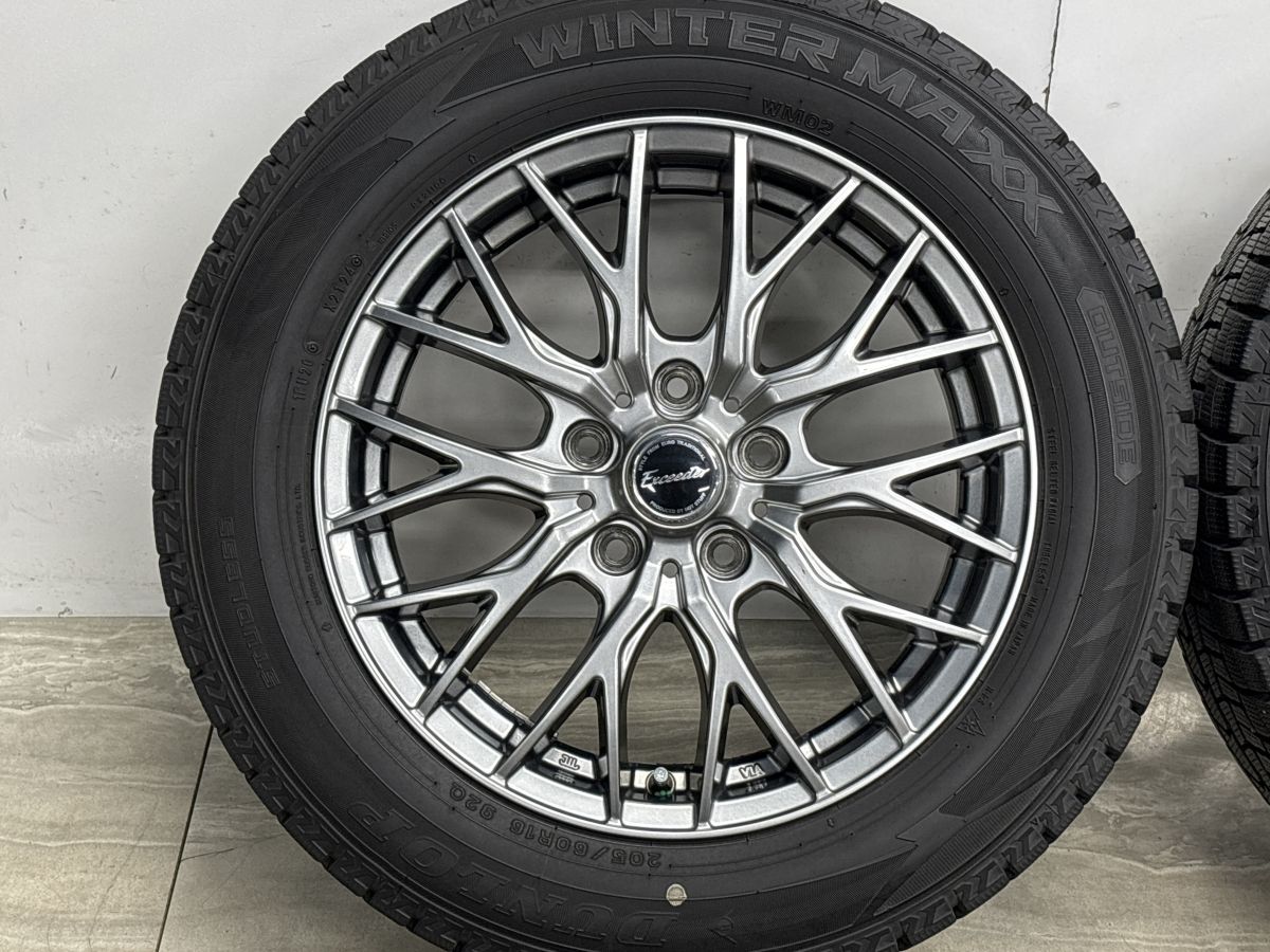 バリ溝】エクシーダー 16in 6.5J +53 PCD114.3 ダンロップ ウインター