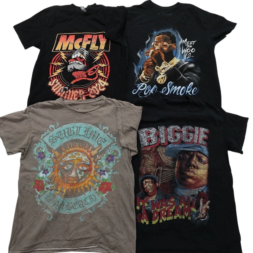 メンズ 古着卸 まとめ売り 音楽・バンド Tシャツ 16枚セット ( メンズ