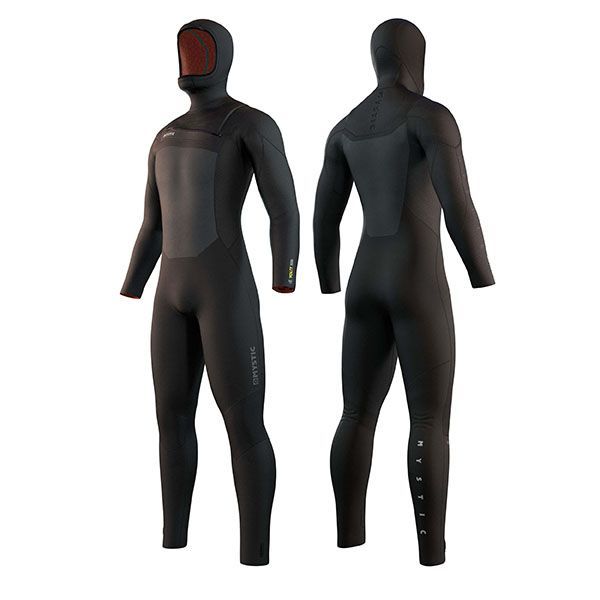 MYSTIC Voltt Hooded Fullsuit 6/4/3mm Front Zip Black