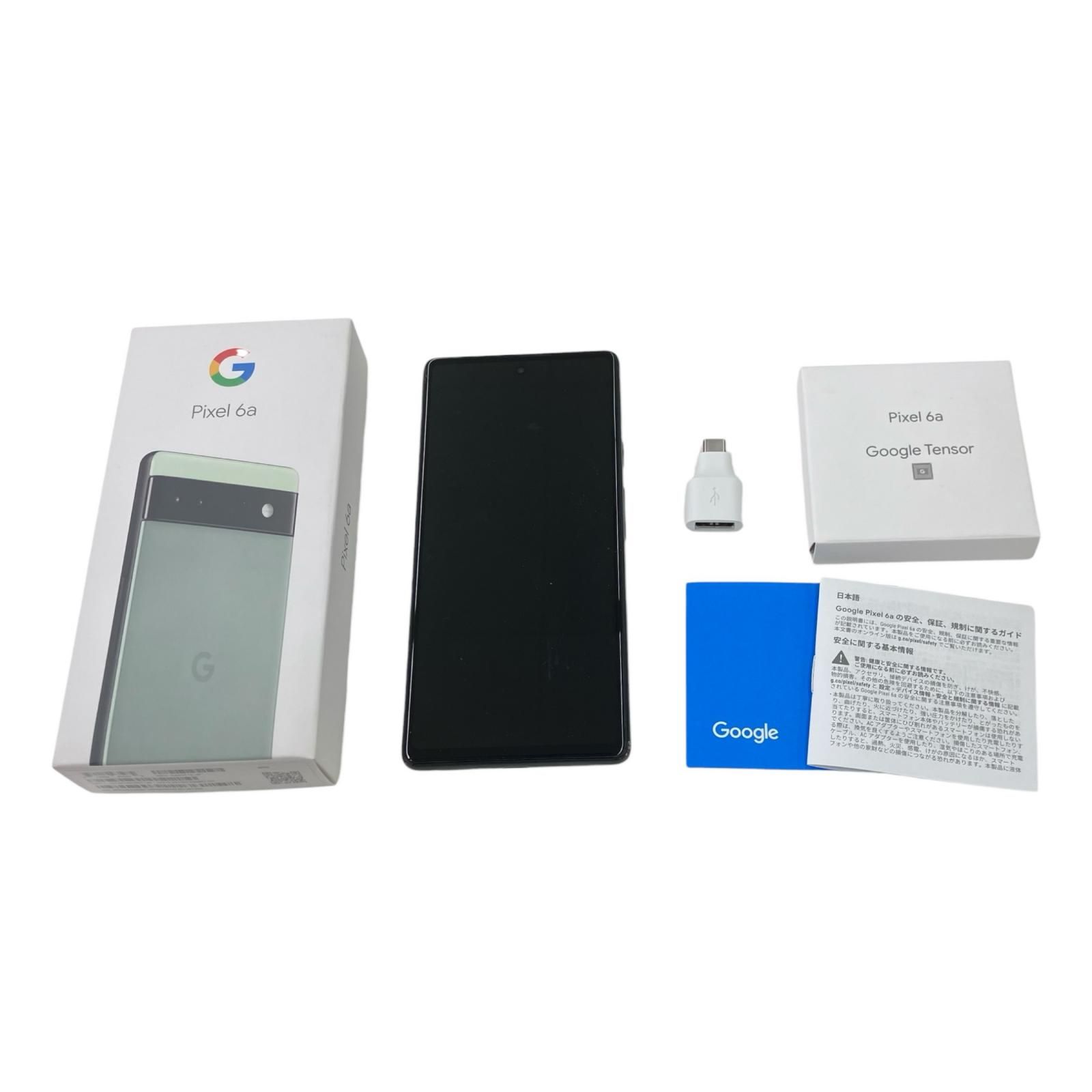 186000 動作確認済み Google グーグル Pixel 6a 128GB スマホ ミント