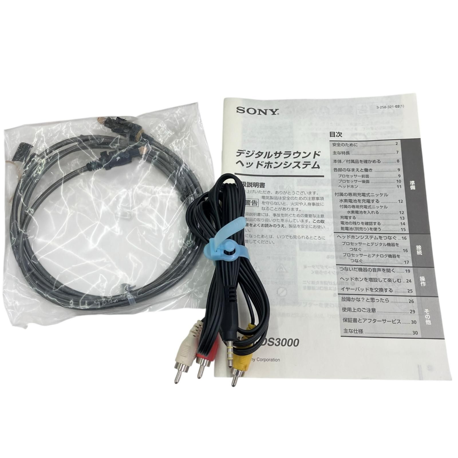 186000 通電確認のみ SONY ソニー デジタルサラウンドヘッドホン