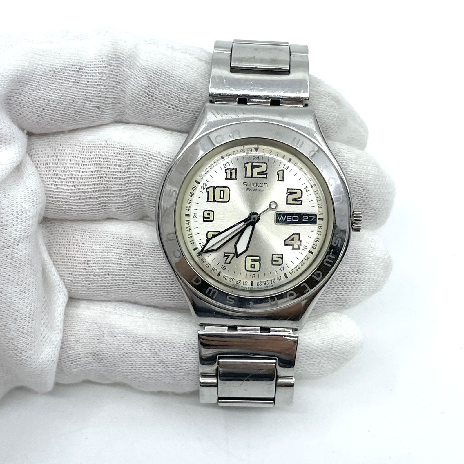 動作未確認 Swatch スウォッチ Irony アイロニー 腕時計 クォーツ 