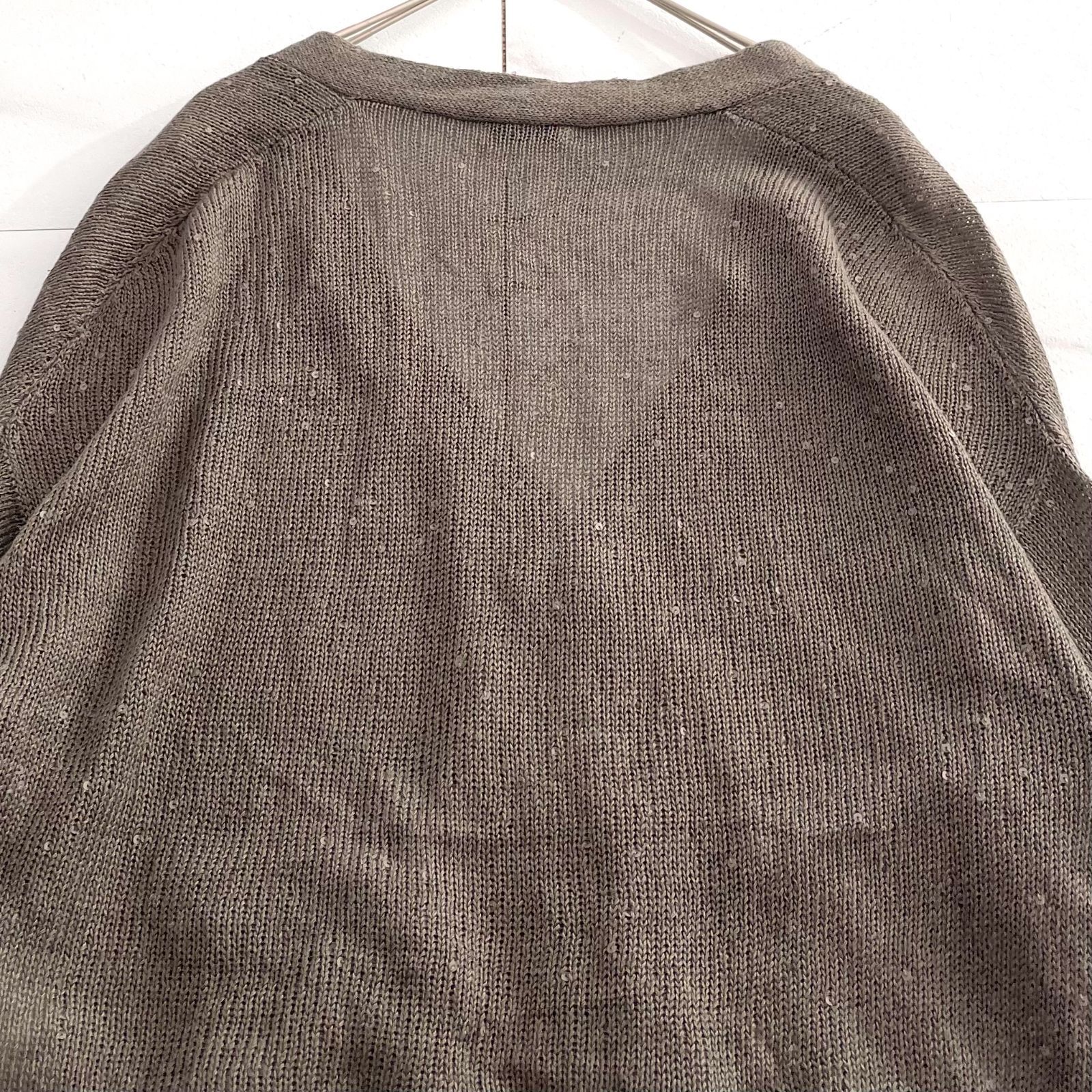 人気✨BRUNELLO CUCINELLI ブルネロクチネリ スパンコールカーディガン