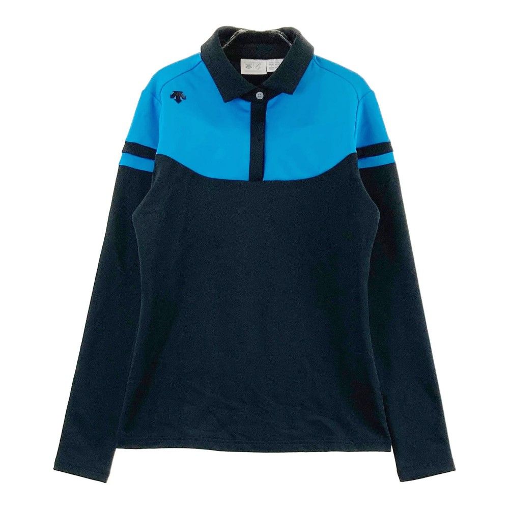 サイズ：M DESCENTE GOLF デサントゴルフ 長袖ポロシャツ ブラック系 [240101320238]# ゴルフウェア レディース ストスト 6,600円