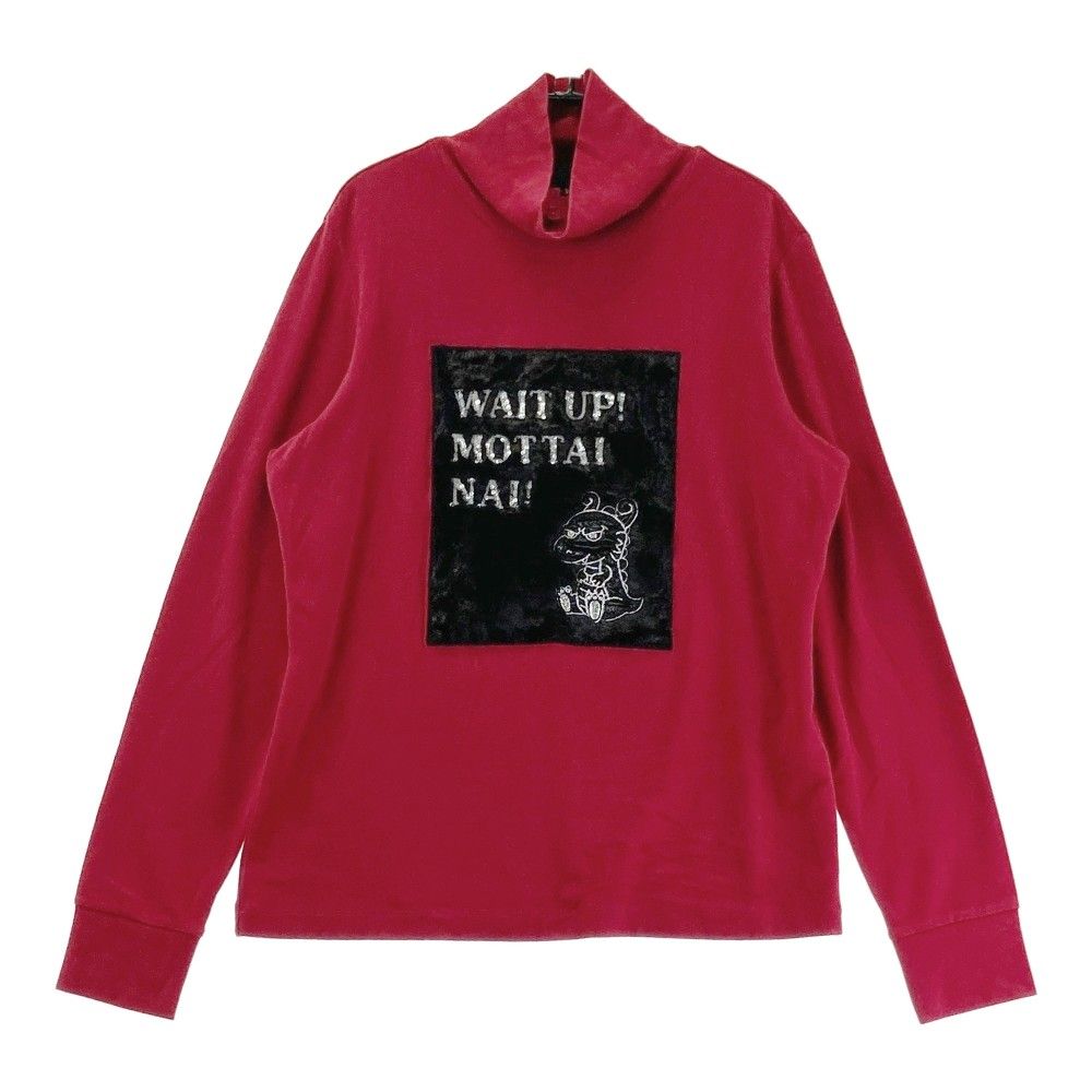 サイズ：3 DANCE WITH DRAGON ダンスウィズドラゴン タートルネック 長袖Tシャツ チビドラ レッド系 [240101352300]# ゴルフウェア レディース ストスト