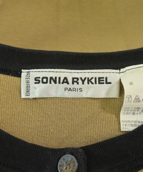 カットソー　M  SONIA RYKIEL 綿100% SONIA RYKIEL ストライプ Vネック Tシャツ - メルカリ