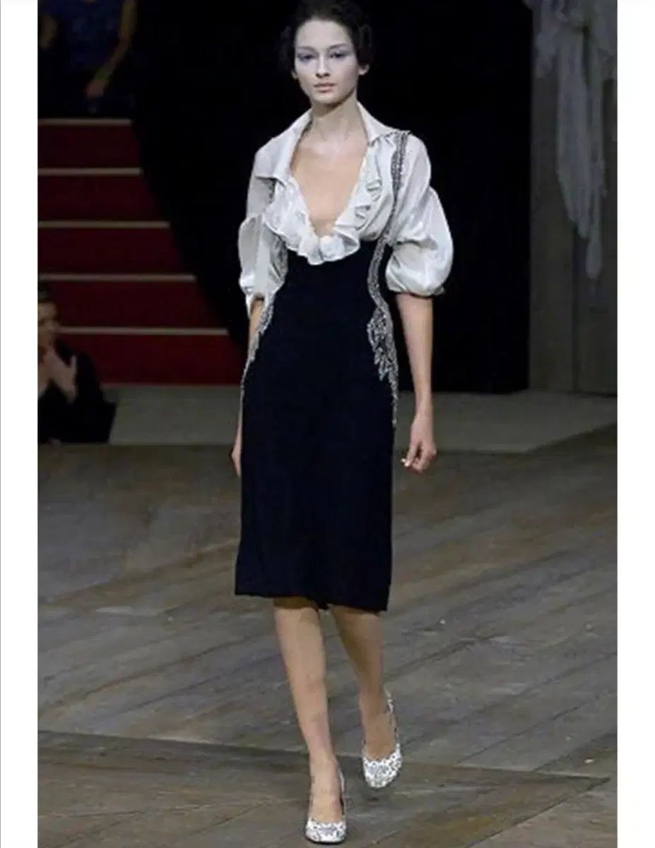 Alexander McQueen アレキサンダー・マックイーン ビーズ ピナフォー ドレス 42