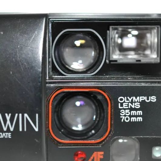 動作OK】OLYMPUS AF-1 TWIN オリンパス コンパクトフィルム カメラ