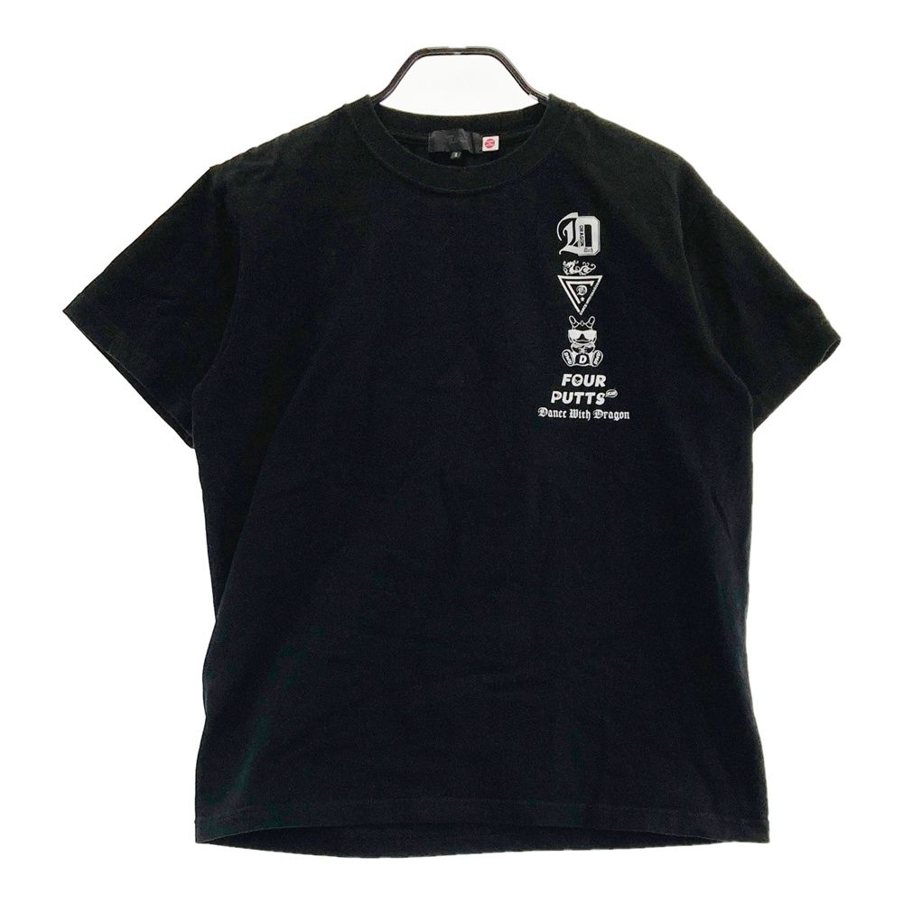 サイズ：2 DANCE WITH DRAGON ダンスウィズドラゴン 半袖Tシャツ チビドラ ブラック系 [240101527706] ゴルフウェア メンズ ストスト