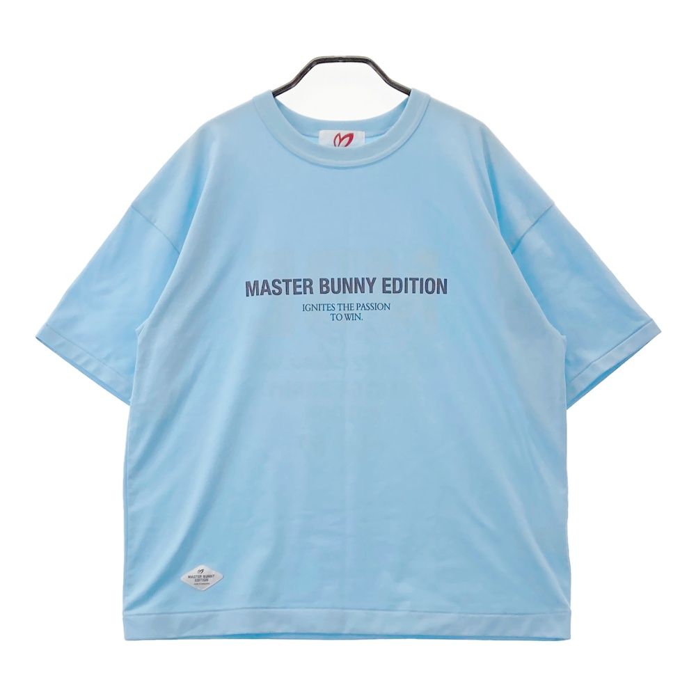 サイズ：4 MASTER BUNNY EDITION マスターバニーエディション 2025年モデル 半袖Tシャツ ブルー系 [240101553952] ゴルフウェア メンズ ストスト