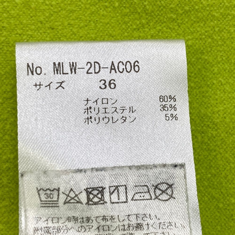 サイズ：36 MARK&LONA マークアンドロナ 裏起毛ハーフジップTシャツ
