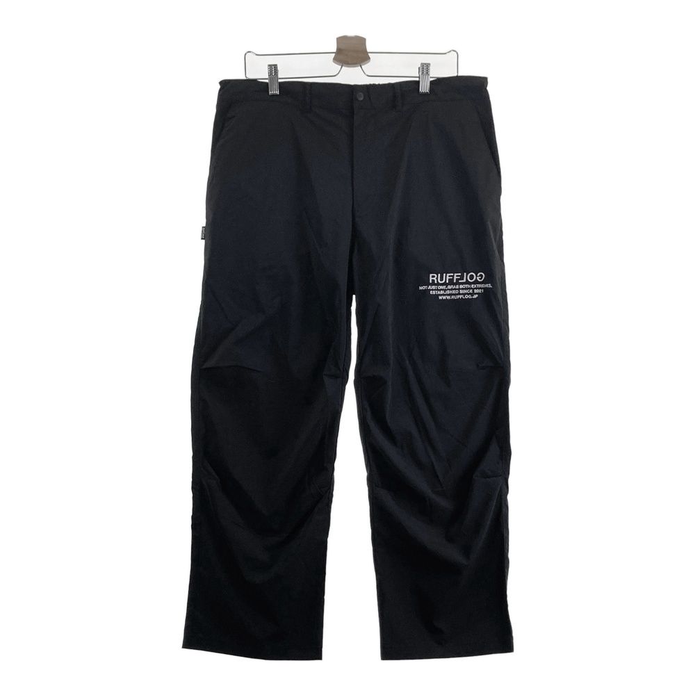 サイズ：XXL RUFFLOG ラフロッグ ストレッチパンツ ブラック系 [240101576027] ゴルフウェア メンズ ストスト