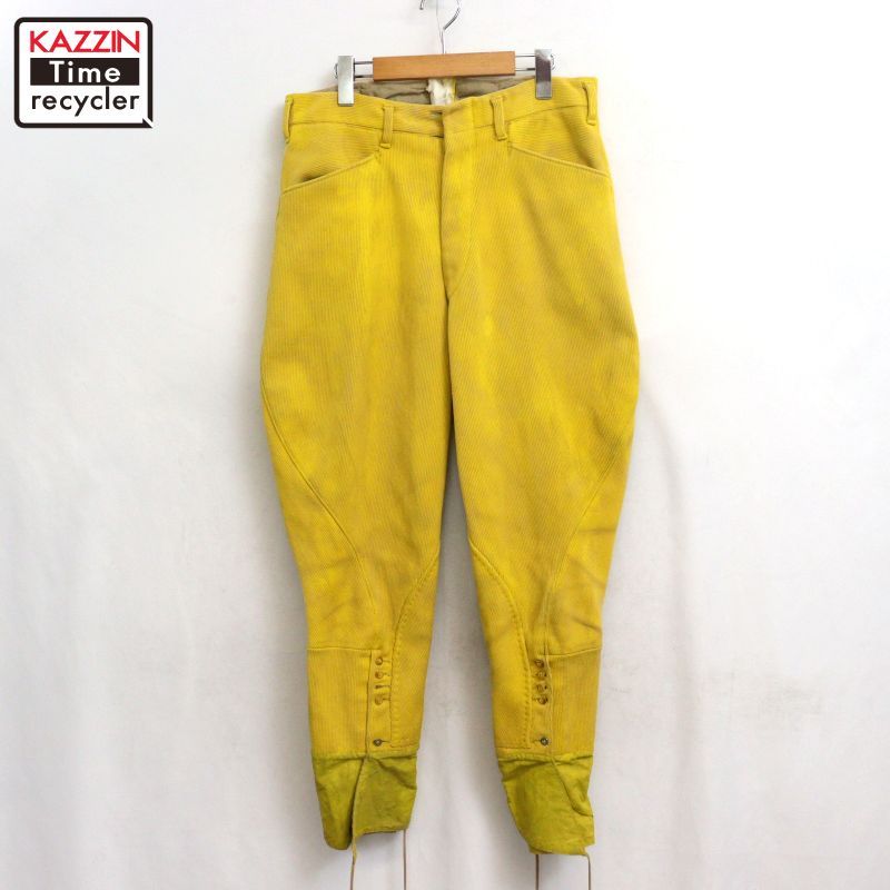 30s vintage ウール ウィップコード ジョッパーズ パンツ メンズ Mサイズ相当
