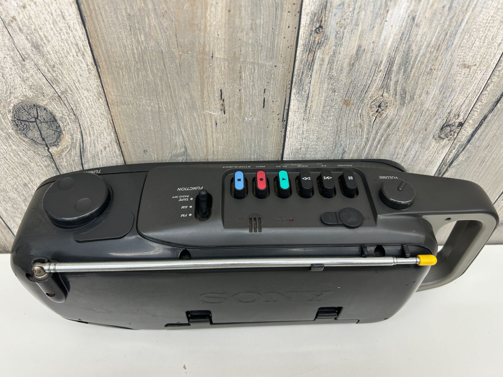 E【動作未確認】SONY Sound Club CFM-101 ポータブルラジカセ ラジオ