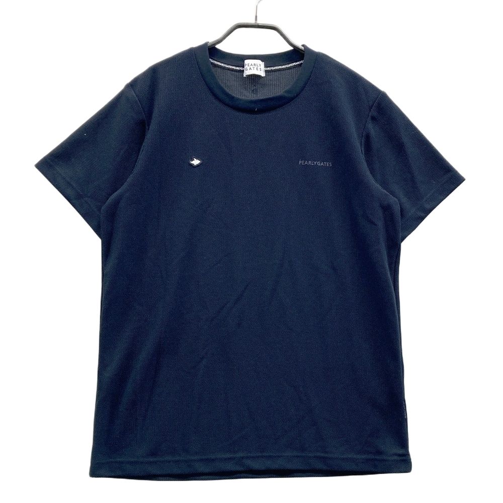 サイズ：4 PEARLY GATES パーリーゲイツ 2025年モデル 半袖Tシャツ ネイビー系 [240101599775] ゴルフウェア メンズ ストスト