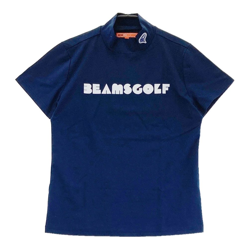 サイズ：M BEAMS GOLF ビームスゴルフ ハイネック 半袖Tシャツ ネイビー系 [240101610227] ゴルフウェア レディース ストスト