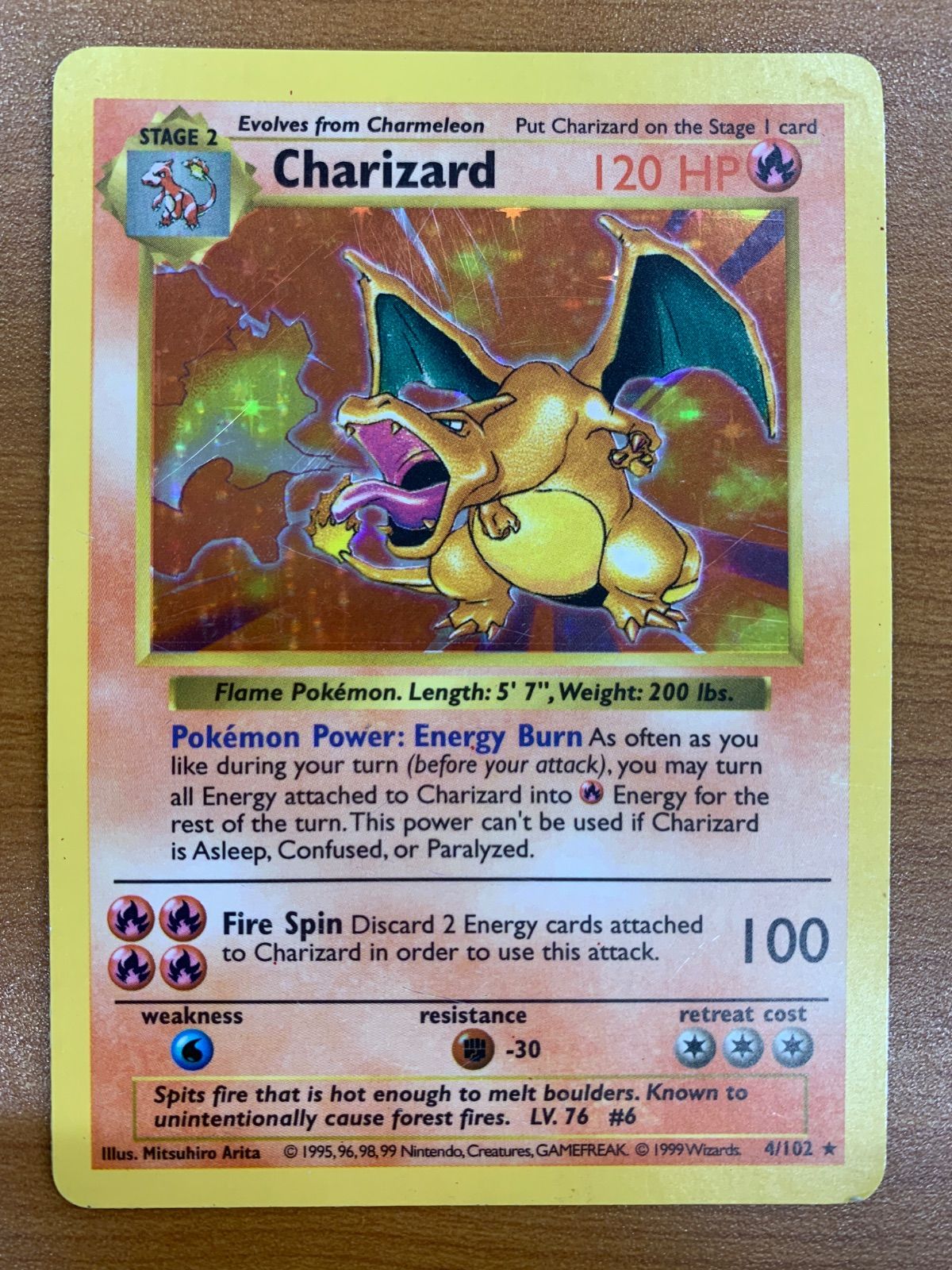 格安，新作登場 リザードン Charizard 英語版 海外版 4/102 ホロ キラ