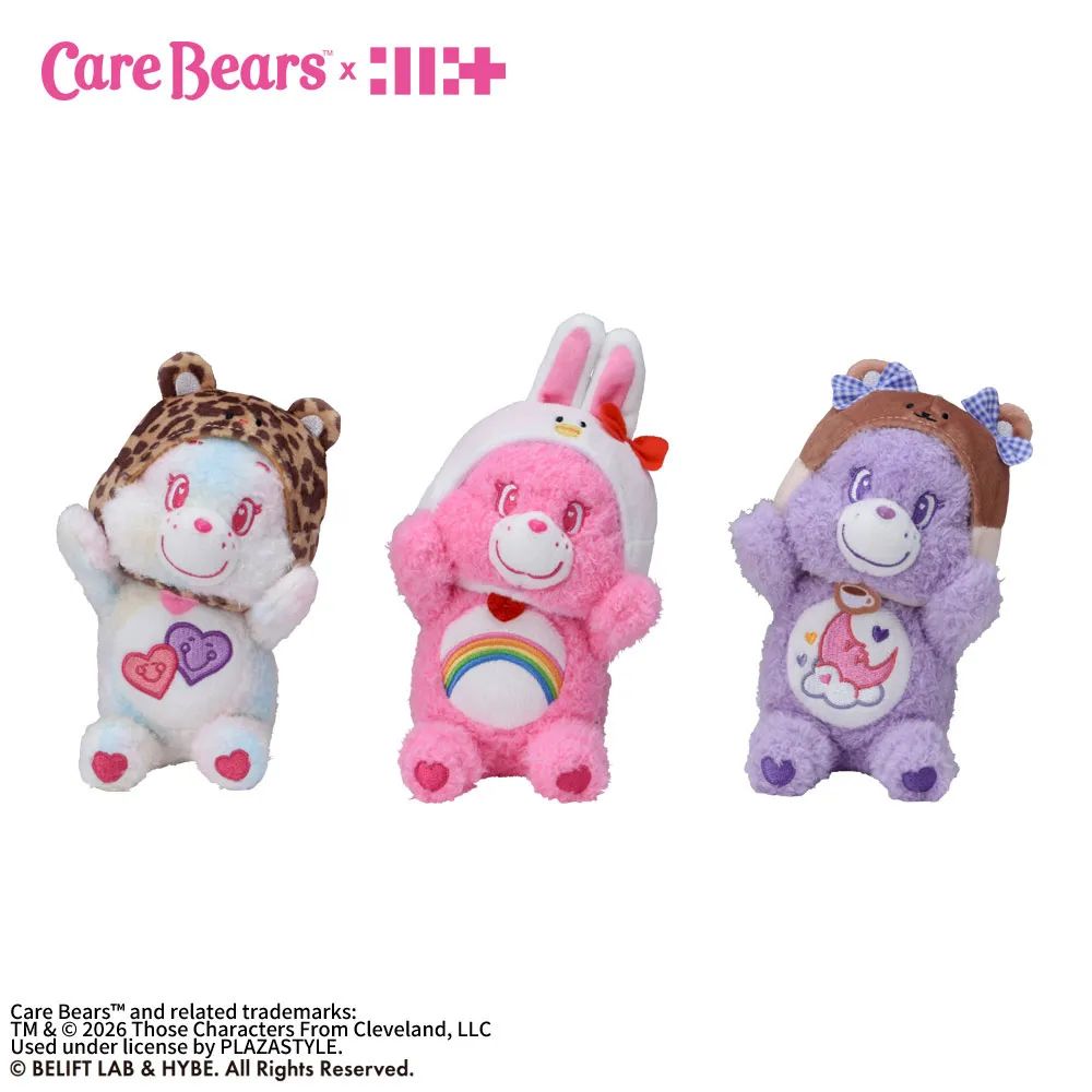 CareBears™×ILLITひょこぴょこぬいぐるみVol.1　アイリット　ケアベア
