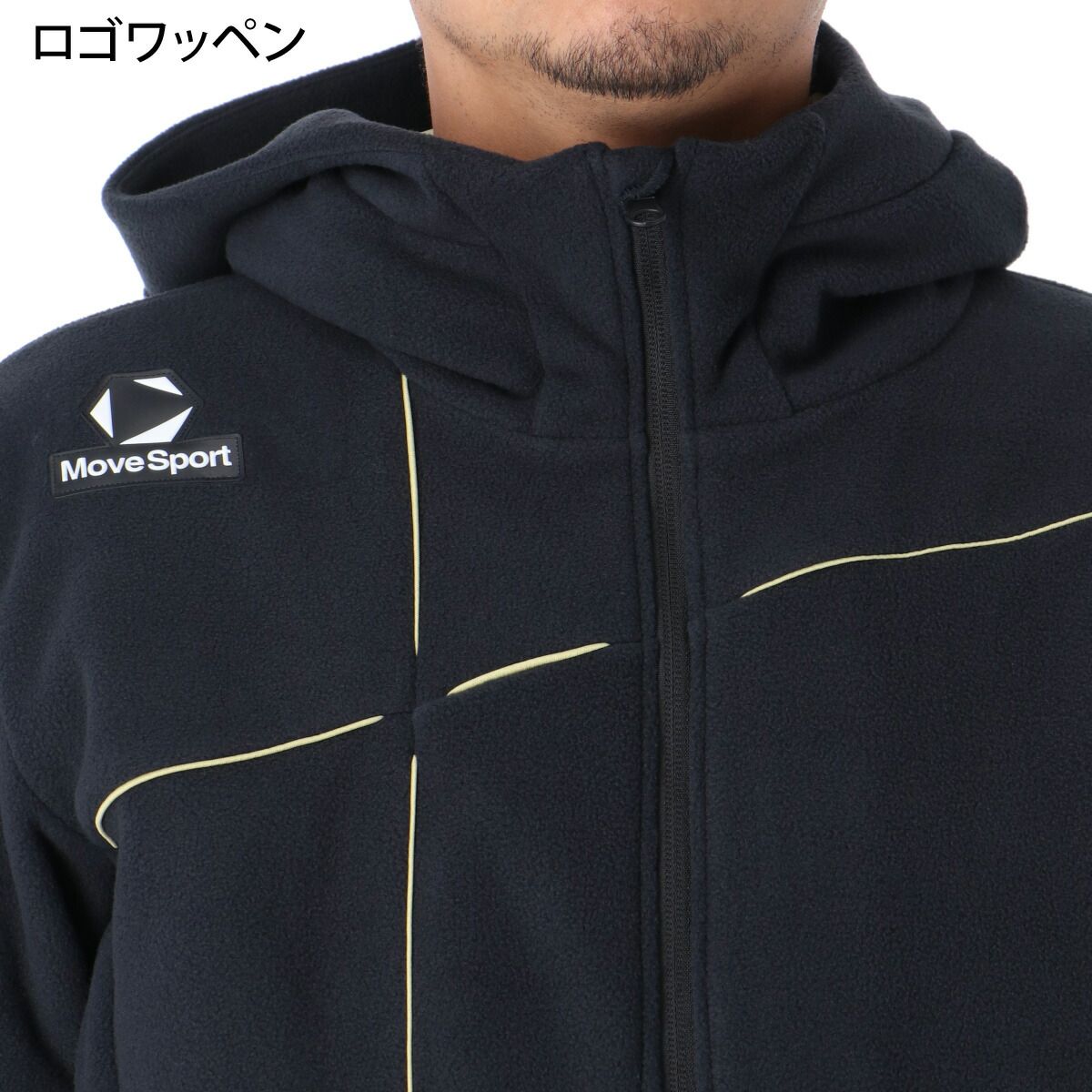 ムーブスポーツ メンズ デサント フリースジャケット パーカー チーム 